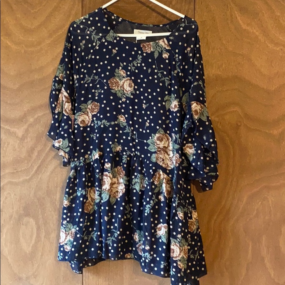 Paisley vine boho top